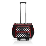 Boite - mallette de rangement - de transport prym - 612630 - trolley pour machines a coudre polka dots ...