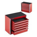 Bote  outils mtal - vevor - 218 mm - caisse  outils acier portable avec 5 tiroirs petit coffre outillage ...