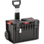 Caisse  outils roulante qbrick system one 60 x 46 x 76. 5 cm - noir - 2 compartiments
