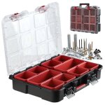 Bo�te � outils - keter - organisateur de valise - plastique - noir - 44 cm