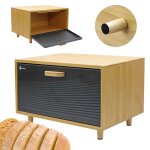 Bo�te � pain - brunbeste - 4252 - bambou - acier - design moderne et ergonomique