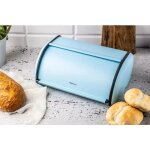 Bote  pain - kinghoff - kh 1757 - acier - bleu - design contemporain