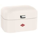 Bo�te � pain - wesco - single grandy 235101 - 87 - blanc - t�le dacier rev�tue - trous da�ration