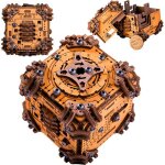 Bote de puzzle en bois wooden. city tesseracts secret - casse - tte 3d unique