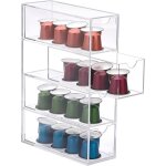 Bote de rangement en acrylique pour capsules de caf avec 4 tiroirs support transparent pour capsules ...