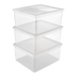 Bo�te de rangement - keeeper - bol melangeur universel - 13 l - 39 x 335 cm - transparent