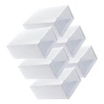 Bote de rangement pour chaussures - - 6pices - empilable - plastique - 33x23x13 cm