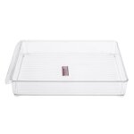 Boîte de rangement coulissante en plastique pour réfrigérateur de cuisine support de stockage à froid ... Boîte de rangement coulissante en plastique pour réfrigérateur de cuisine support de stockage à froid ...