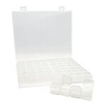 Boite rangement diamond painting 56 cases 21 cm