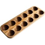 Boîte de rangement à double rangée en bois de 12 trous doeufs maison organisateur titulaire cuisine accessoire ... Boîte de rangement à double rangée en bois de 12 trous doeufs maison organisateur titulaire cuisine accessoire ...