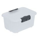Bo�te de rangement - edanti - empilables - 36 l - couvercle � clipser - plastique