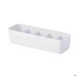 Bo�te de rangement - okumggyj - empilable - 5 compartiments - plastique - blanc