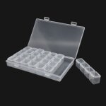 Bote de rangement en plastique transparent  28 compartiments organiseur amovible pour petits objets ...
