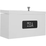 Boîte de rangement de sachets de thé avec couvercle 3 compartiments récipient empilable pour sachets ... Boîte de rangement de sachets de thé avec couvercle 3 compartiments récipient empilable pour sachets ...
