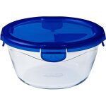 Boîte ronde avec couvercle - pyrex - 1451034 - 20 cm - 16 l - cook & go - base en verre borosilicate Boîte ronde avec couvercle - pyrex - 1451034 - 20 cm - 16 l - cook & go - base en verre borosilicate