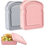 Botes  sandwich - lot de 2 - micro - ondables - lavables - couleurs alatoires