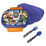 Bote  sandwich power up paw patrol + set de couverts