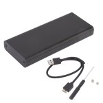 Botier adaptateur msata vers usb 3. 0 6 gbit / s noir adaptateur ssd msata pour disque dur ssd externe ...