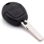Bo�tier de cl� t�l�commande sans fil � 2 boutons avec cl� vierge compatible avec vw golf fox lupo sharan ...