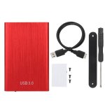 Botier de disque dur externe 2. 5 pouces sata usb 3. 0 laptop 7 - 9. 5mm pour ordinateur portable (rouge) ...