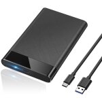 Botier disque dur externe 25 - usb 3. 1 gen2 - sata hdd et ssd de 7 / 9. 5mm - haute vitesse  10gbps ...