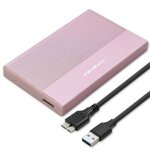 Bo�tier pour disque dur ssd - qoltec - 52279 - usb 3. 0 - sata - 25 pouces - rose