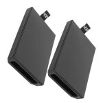 Bo�tier disque dur xbox 360 slim - remplacement coque hdd - noir - compatible 20 go � 500 go - installation ...