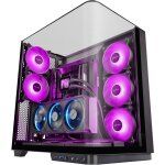 Boîtier gaming atxverre trempé courbé sans cadre2x ventilateurs argb 120mmmontage vertical cartes graphiquessu ... Boîtier gaming atxverre trempé courbé sans cadre2x ventilateurs argb 120mmmontage vertical cartes graphiquessu ...