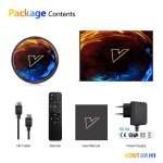 Boitier iptv android 12. 0 tv box vontar h1 android tv box allwinner h618 quad core 4 go ram 64 go rom ...