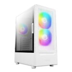 Boîtier de jeu antec nx410 white - atx - ventilateur led argb - tour midi - usb 3. 0 Boîtier de jeu antec nx410 white - atx - ventilateur led argb - tour midi - usb 3. 0