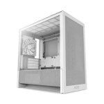 Boitier moyen - tour micro - atx - nzxt - h3 flow - blanc - airflow remarquable - support gpu grand format ...
