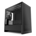 Boitier moyen - tour micro - atx - nzxt - h3 flow - noir - airflow remarquable - support gpu grand format ...