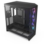 Boitier moyen - tour - nzxt - cm - h92fb - r1 - h9 flow rgb - double chambre - ventilateurs rgb inclus ...