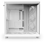 Boitier moyen - tour - nzxt - h9 flow rgb + - ventilateurs rgb inclus - blanc - contrleur nzxt cam