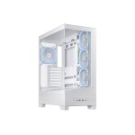 Botier pc asus a31 plus tg argb - moyen tour verre tremp rgb blanc atx / micro - atx / mini - itx