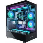 Boitier pc atx pré - installation 6 ventilateurs pwm argbboîtier atx mid tower avec double verre panoramiquebo ... Boitier pc atx pré - installation 6 ventilateurs pwm argbboîtier atx mid tower avec double verre panoramiquebo ...