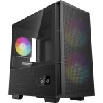 Boitier pc - deepcool - ch360 digital - sans alimentation - mini tour - format m - atx - noir