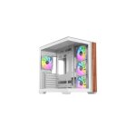 Bo�tier pc gaming - thermaltake - view 380 - tour moyenne - neige - ventilateurs argb 3x120 mm - usb ...