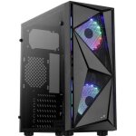 Boitier pc - aerocool - glider cosmo - g - bk - v1 - moyen tour atx - panneau vitr - rgb