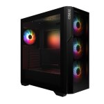 Boîtier pc - m. red - raven atx - moyen tour - vitrée - acier Boîtier pc - m. red - raven atx - moyen tour - vitrée - acier