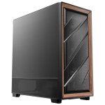 Bo�tier pc avec plateforme f - lux - antec - 5 ventilateurs pwm inclus - accents en bois - verre tremp� ...
