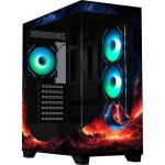 Bo�tier pc sans alimentation - bitfenix - ceto premium volcano - moyen tour - format atx - 4x120mm a ...