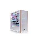 Bo�tier pc - thermaltake - s370 ws - tour moyenne - neige - 4 ventilateurs ct120 pwm