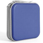 Boîtier rangement cd dvd 40 capacités plastique renforcé poche zippée voiture voyage maison Boîtier rangement cd dvd 40 capacités plastique renforcé poche zippée voiture voyage maison