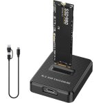 Bo�tier ssd m. 2 nvme / sata bo�tier nvme adaptateur ssd m2 usb 3. 1 usb - c bo�tier disque pour m. 2 ...