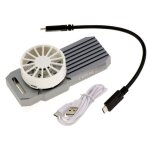 Boitier usb 4. 0 - thunderbolt 4 - ssd m2 nvme - aluminium - ventilateur amovible - 40g