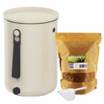 Bokashi organko 2 blanc (9, 6l) + 1 kg d'activateur em - 1