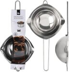 Bol  chocolat - inox - 14 cm - bain - marie - capacit 250 ml - poigne longue