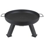 Bol en acier pour barbecue chemin�e de jardin master grill&party cuve en acier 60 cm mg440