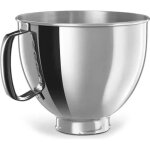 Bol en acier inoxydable - kitchenaid - classic & artisan series - 45 - 5 qt